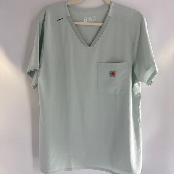 Carhartt Tops - Carhartt Women’s Mint V-Neck Pocket Utility Top